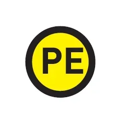 Наклейка "PE" (d20) EKF Proxima 100