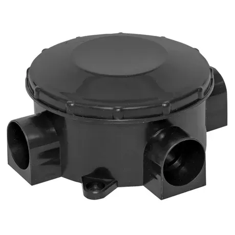 Коробка распределительная КМР-040-040б трехрожковая черная 70х35 мм EKF Proxima