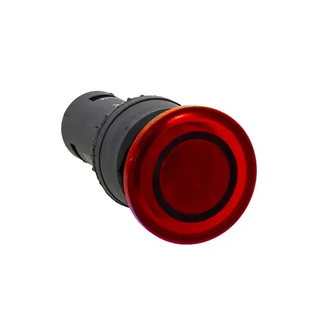 Кнопка SW2C-MD красная с подсветкой NC 24В Грибок EKF Proxima 10