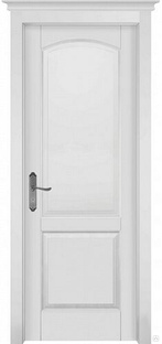 Двери межкомнатные Фоборг массив ольхи Эмаль белая #1