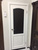 Двери межкомнатные Фоборг массив ольхи Эмаль белая, остекленная #2