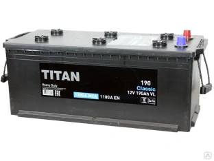Аккумулятор TITAN Classic 190Ah П.П 1100A 