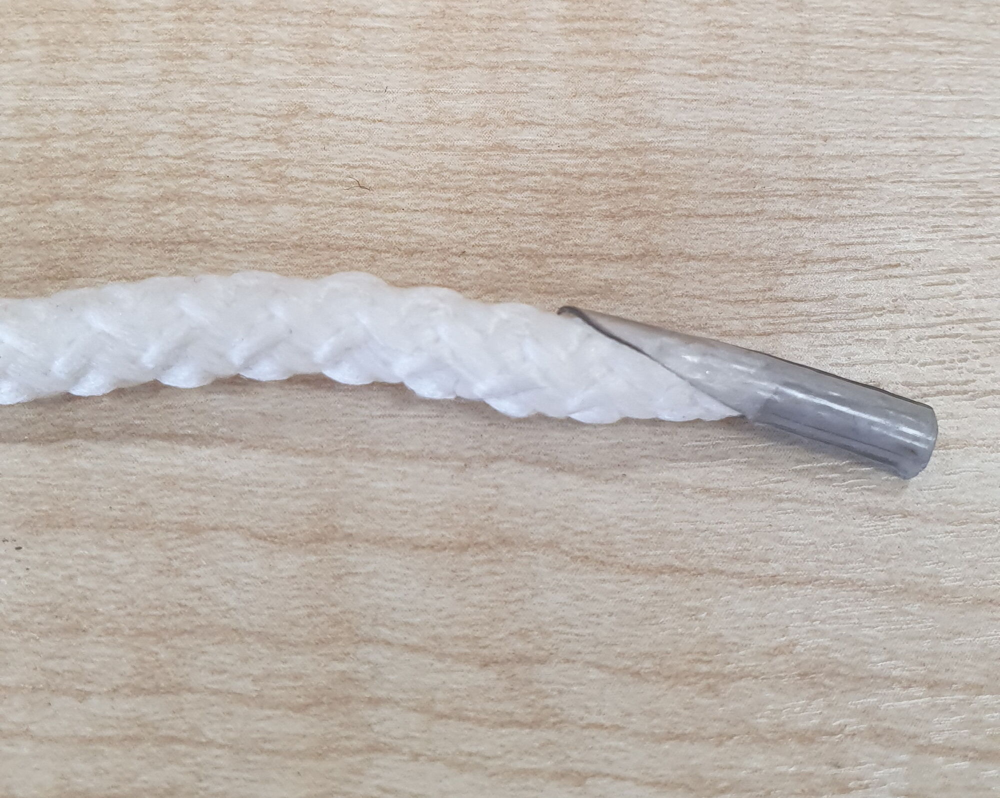 Ручка-шнур полиэфирная 5 мм белая 2