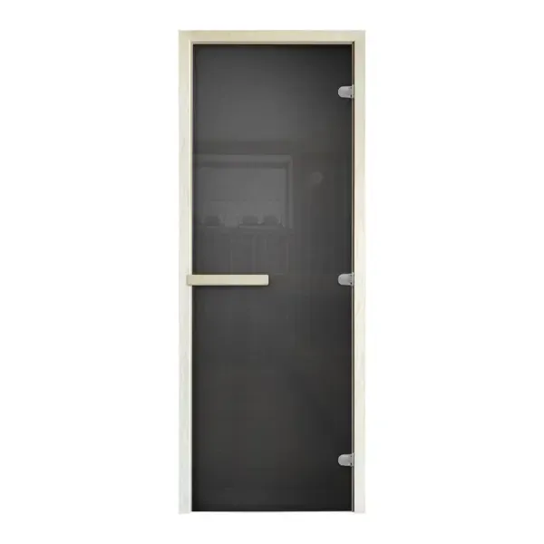 Дверь для сауны Doorwood Сумерки 190x70см графит