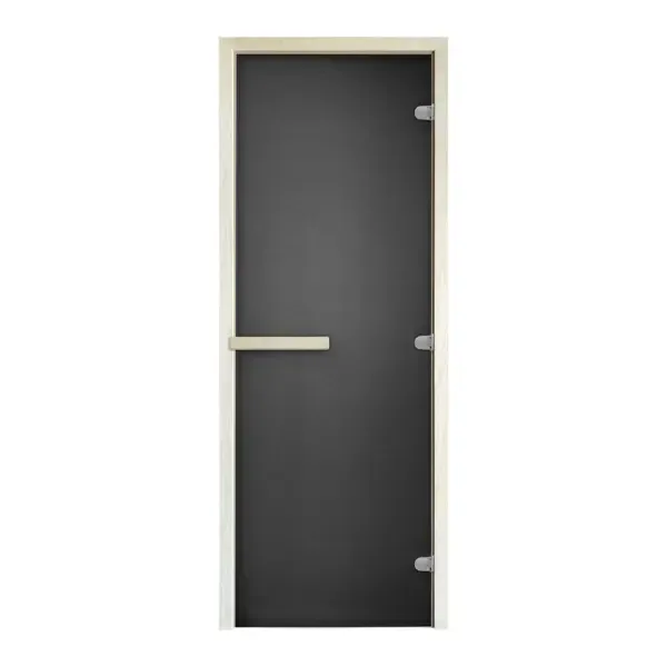 Дверь для сауны Doorwood Затмение 190x70см графит
