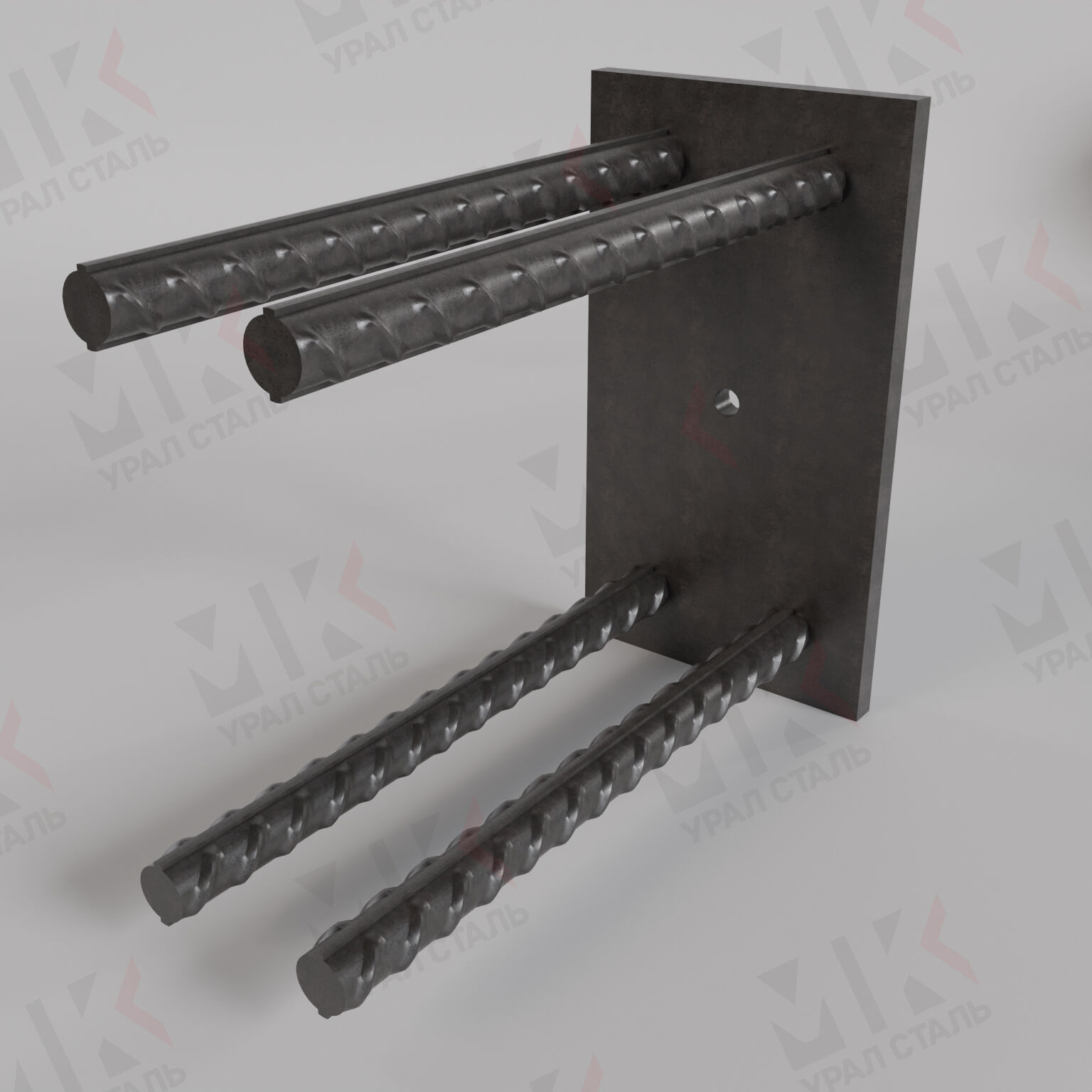 Закладная деталь для железобетонных конструкций М-2-2-1 серия 1.400-6/76