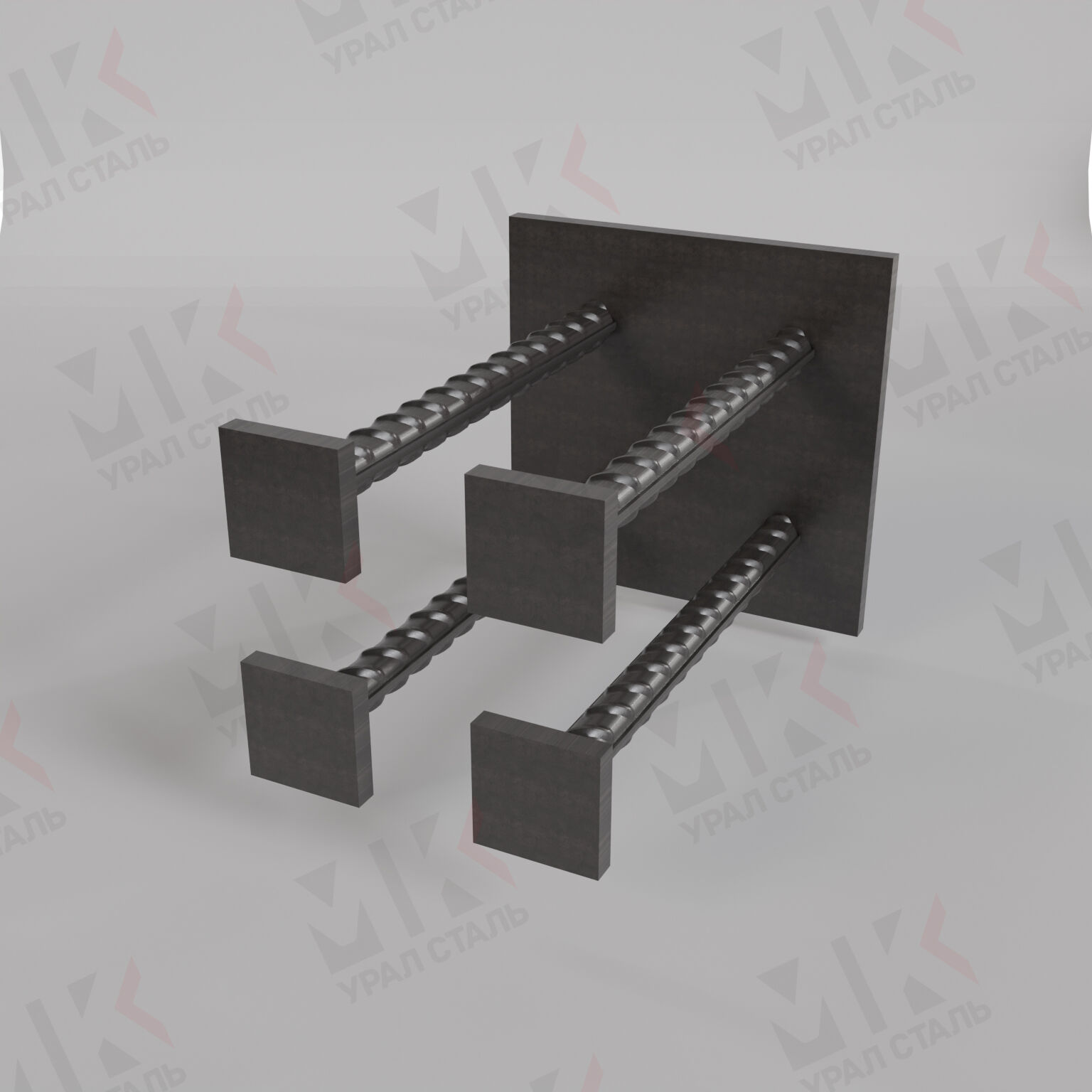 Закладная деталь для железобетонных конструкций М-6-1-1 серия 1.400-6/76/76