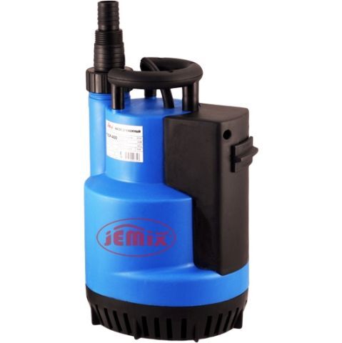 Насос дренажный JEMIX FSCP-550, 550 Вт, 9,5м3/ч, частицы до 5 мм, встр. поплавок