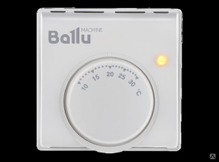 Терморегулятор BALLU BMT-1, (от +5°С до +30°С), IP40, нагрузка до 2,0кВт. для ИК обогревателей