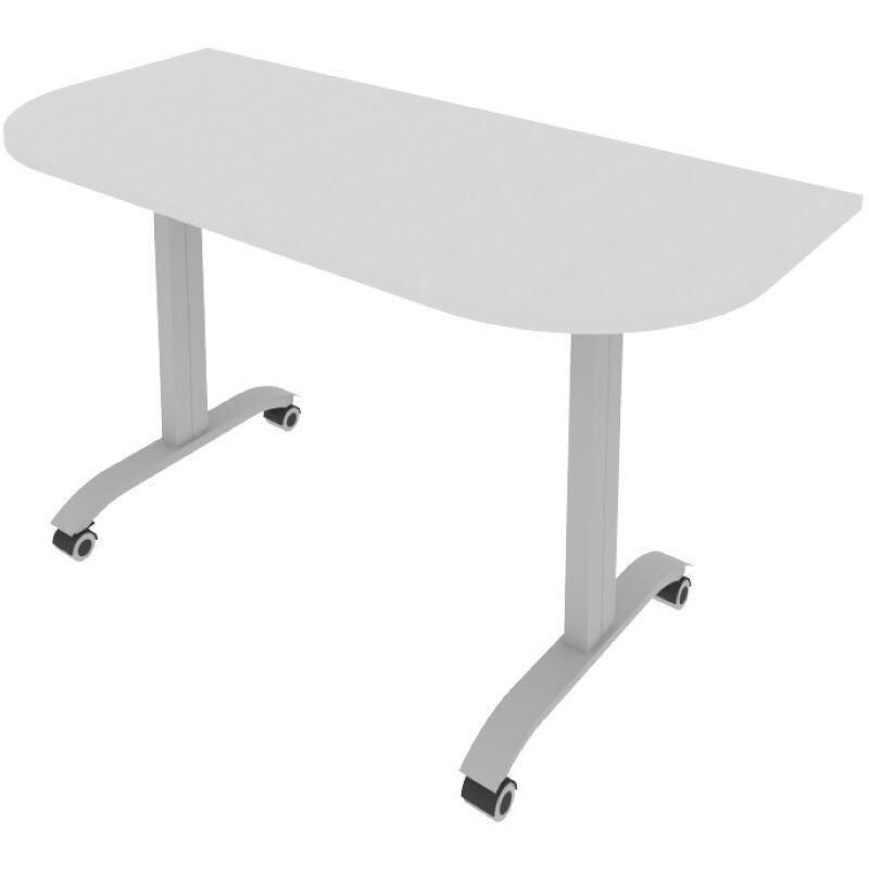 Секция стола для переговоров СМ5.1 прямая (серый, 1400x650x757) NoName