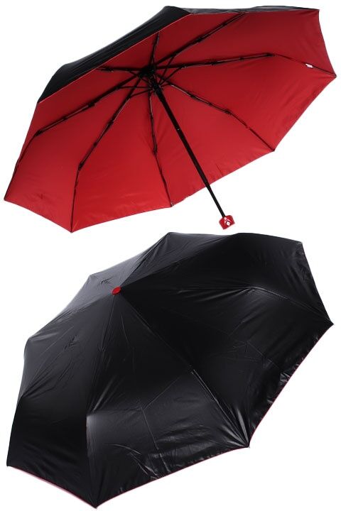 Зонт жен. Universal B710-4 полный автомат (черный/красный)