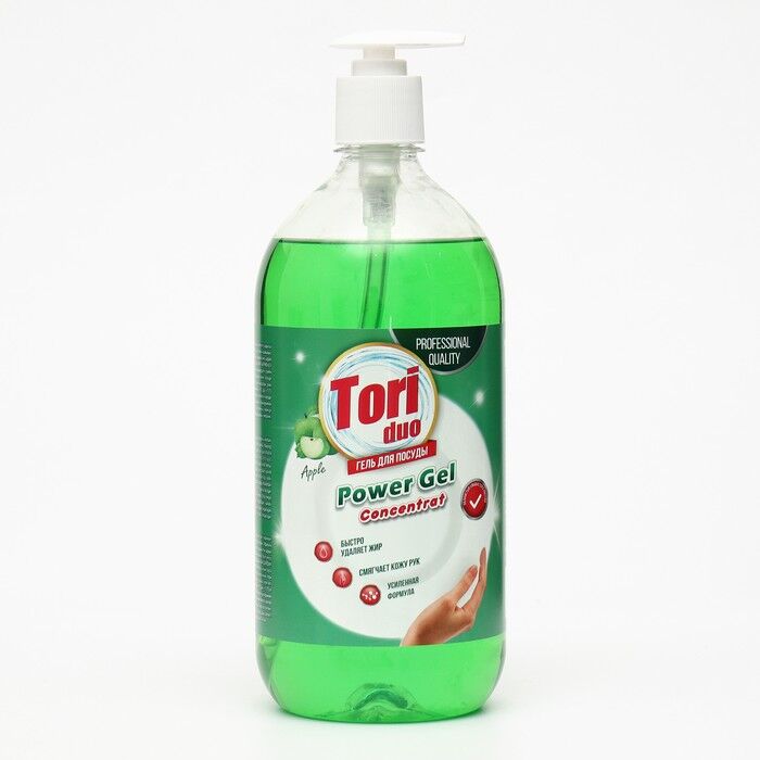 Жидкость для мытья посуды Tori Яблоко 900 мл 12/ПрофЛайн ЦБ-060929