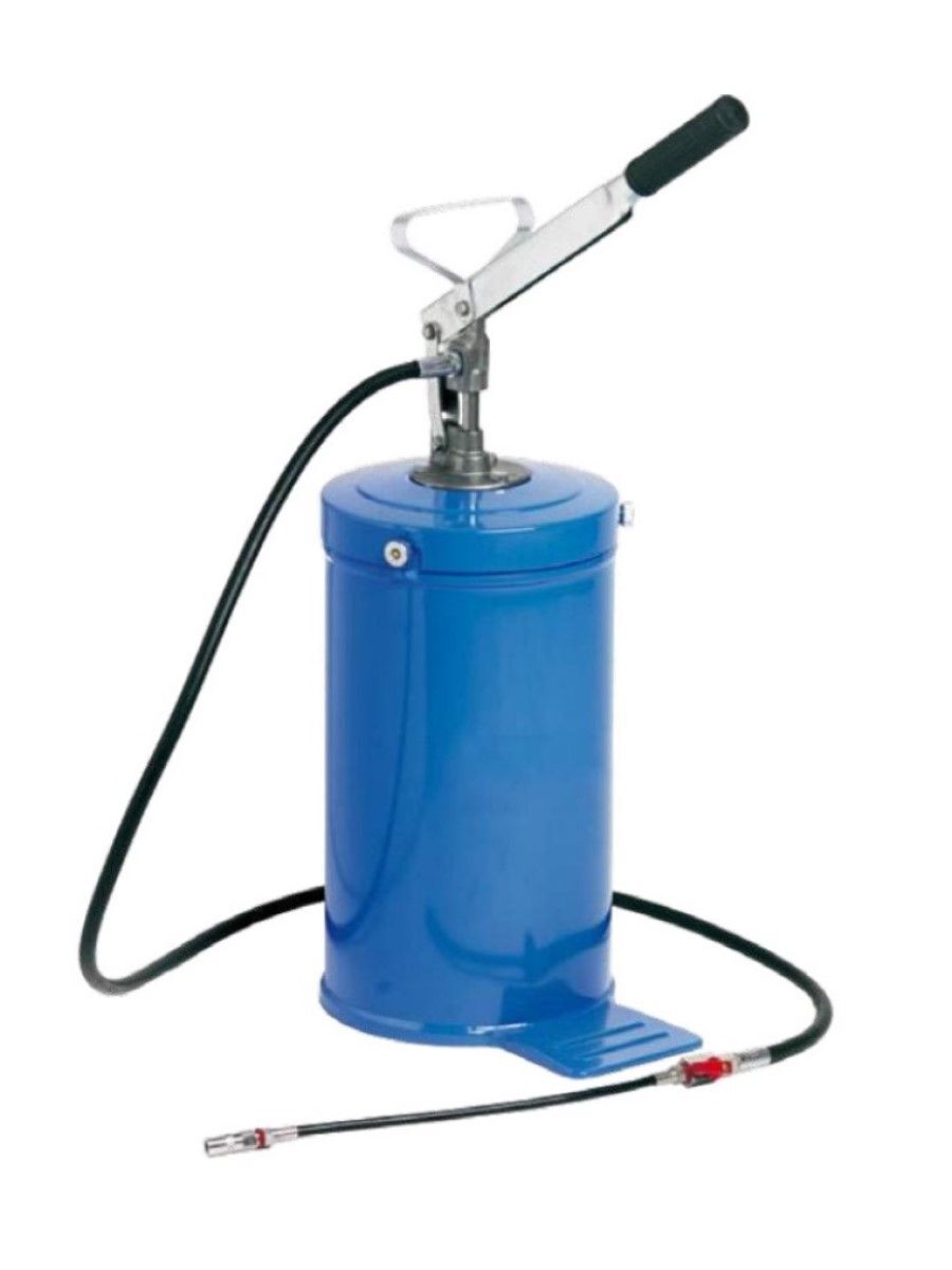 Ручной солидолонагнетатель Grease barrel pump с емкостью 16 кг