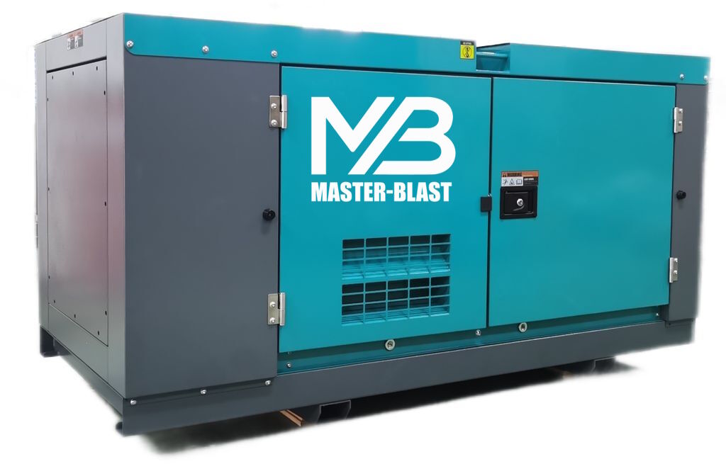 Винтовой дизельный компрессор Master Blast MB-185B-7+AC