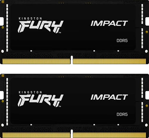Оперативная память Kingston SO-DIMM DDR5 64GB (2x32GB) 5600MHz FURY Impact (KF556S40IBK2-64)