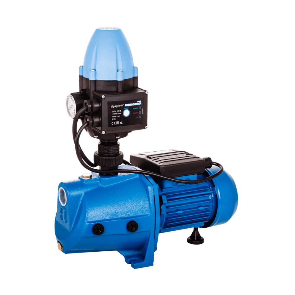Насос - автомат для повышения давления воды Акварио / Aquario AJC-60С-FC