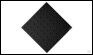 Плитка тактильная (Черная) тротуарная (ПУ, 500х500 мм, конусообразные линейное расположение) 