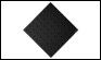 Плитка тактильная (Черная) тротуарная (ПУ, 500х500 мм, конусообразные линейное расположение)