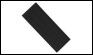 Плитка тактильная (Черная) тротуарная (ПУ, 300х180х5 мм, три продольные полосы)