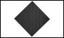 Плитка тактильная (Черная) тротуарная (ПУ, 500х500 мм, диагональные рифы) 