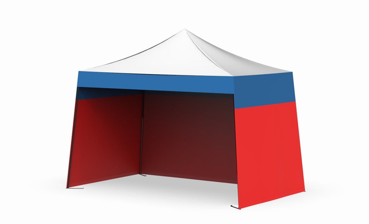 Торговая палатка 3,4х2м наклонная