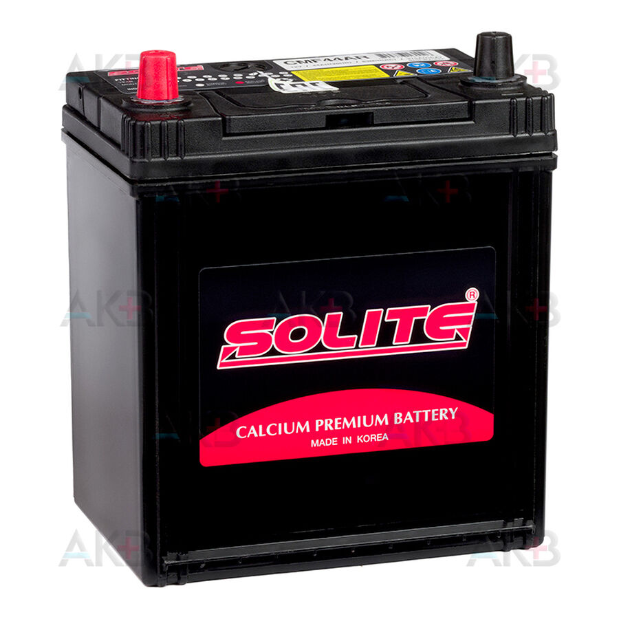 Аккумулятор Solite CMF44AR с бортиком (44L 350А 187x127x219)