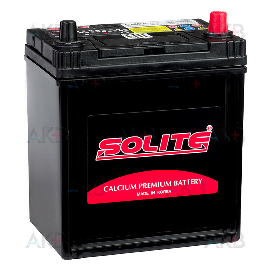 Аккумулятор Solite CMF44AL с бортиком (44R 350А 187x127x219)