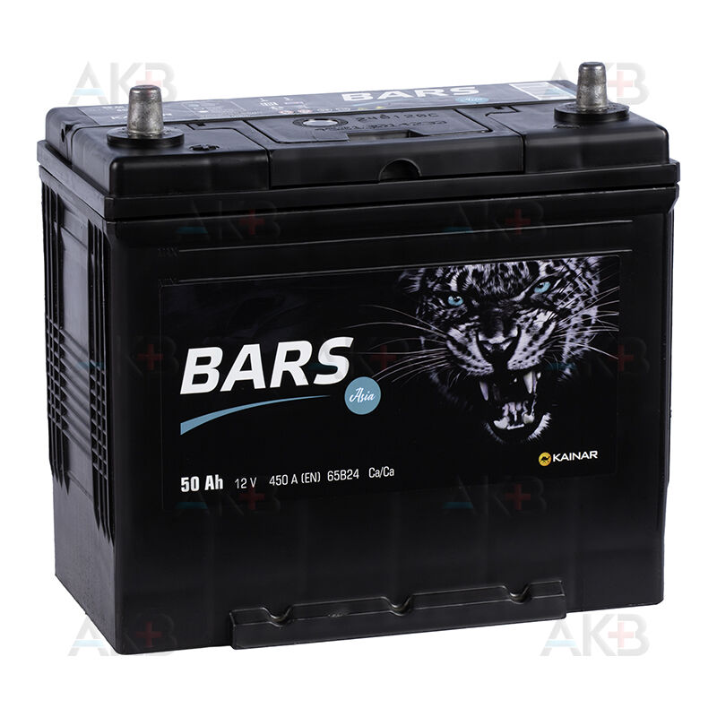 Аккумулятор BARS Asia 6СТ-50 VL АПЗ п.п. 65B24R 50Ач 450A (238x129x227) уз. клеммы