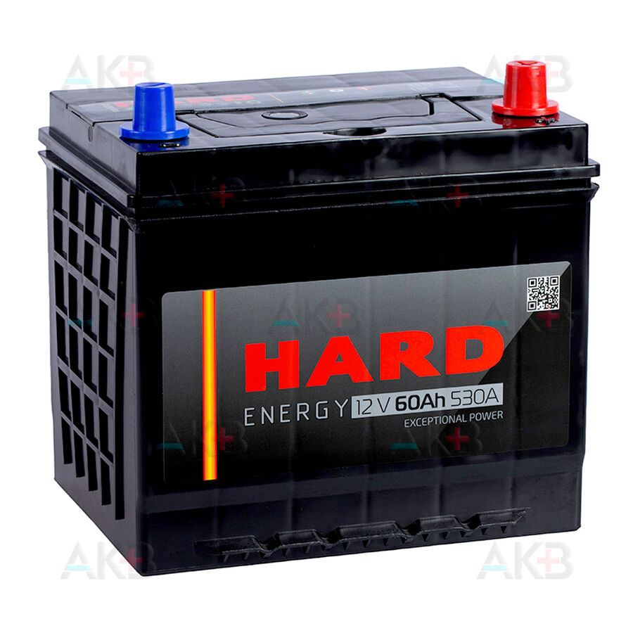 Аккумулятор HARD Asia 65D23L 60 Ач 530A о.п. (230x170x225) ca/ca Silver