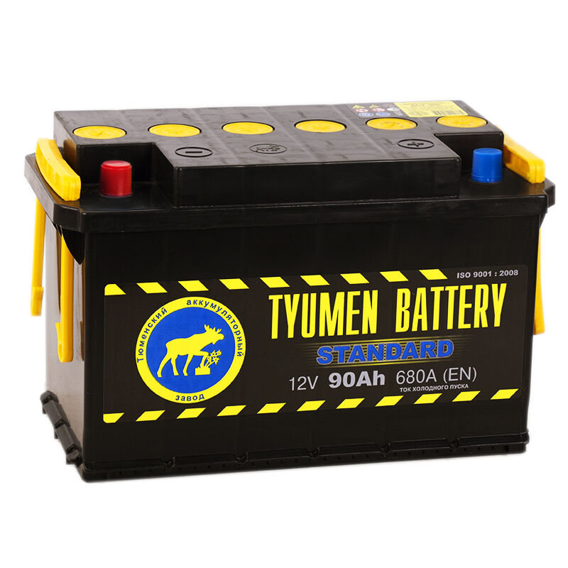 Аккумулятор Tyumen Battery Standard 90 Ач прям. пол. 680A (345x175x213)