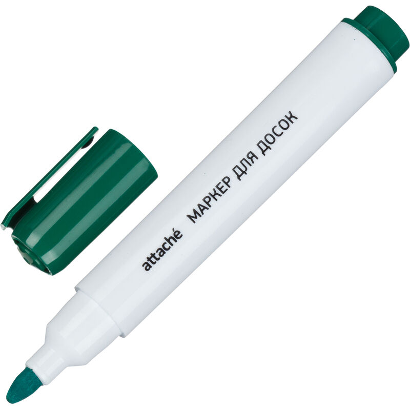 Маркер для белых досок зеленый (толщина линии 5 мм) круглый наконечник NoName
