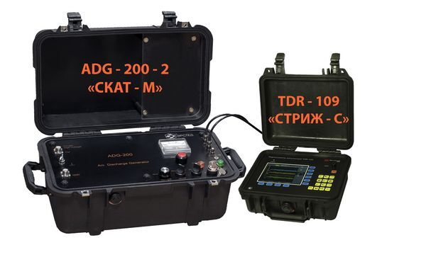 Рефлектометры ЭРСТЕД TDR-109 СТРИЖ-С + ADG-200-2 СКАТ-М Комплект дистанционной локализации (С поверкой)
