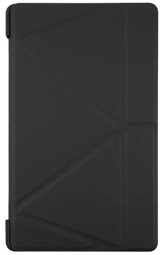 Чехол-книжка Red Line с силиконовой крышкой, для Samsung Tab A7 Lite (2021), подставка Y, черный (УТ000024996) с силикон