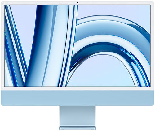 Моноблок Apple 24 iMac with Retina 4.5K display, голубой цвет (MQRQ3ZP/A) 24 iMac with Retina 4.5K display голубой цвет