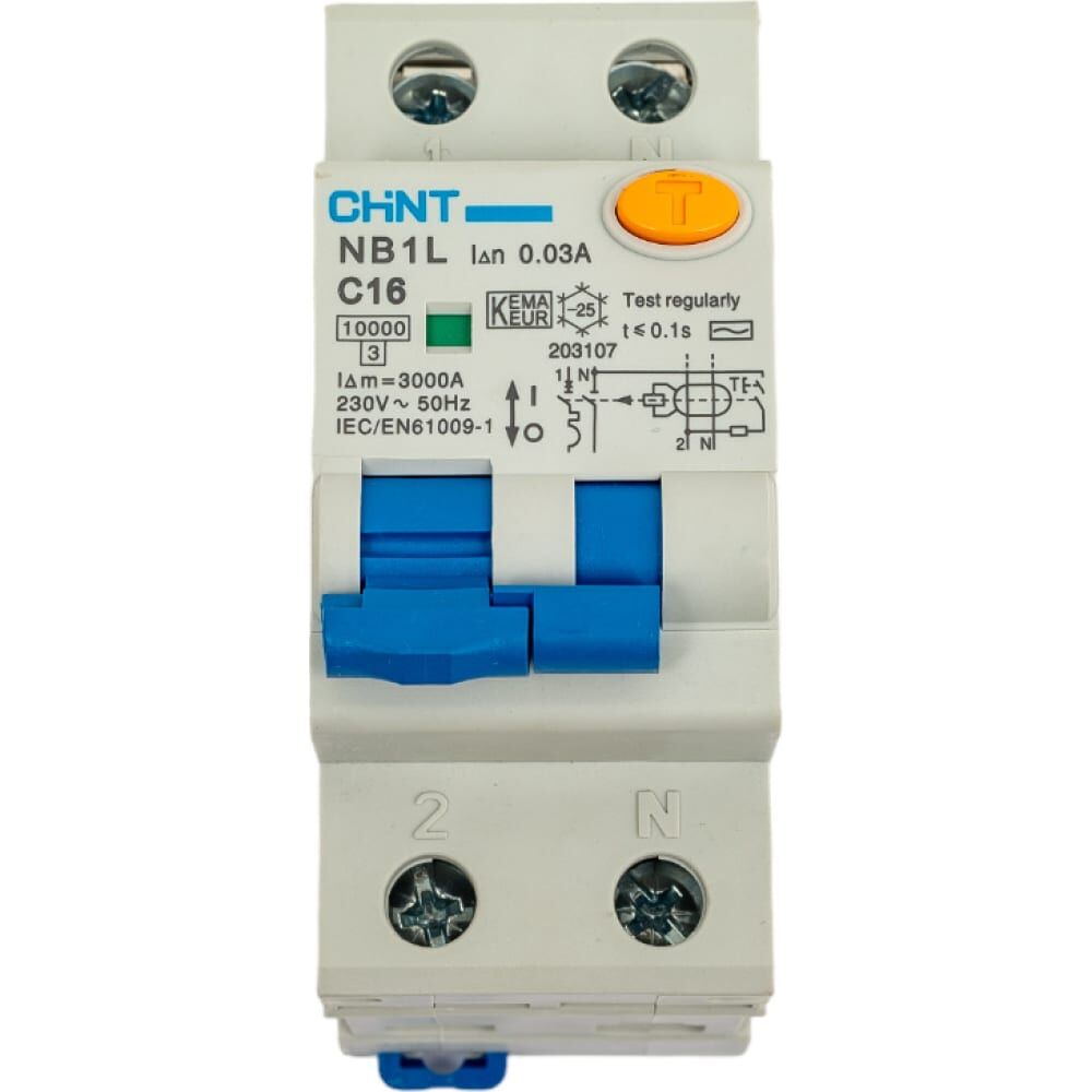 Дифференциальный автоматический выключатель CHINT NB1L