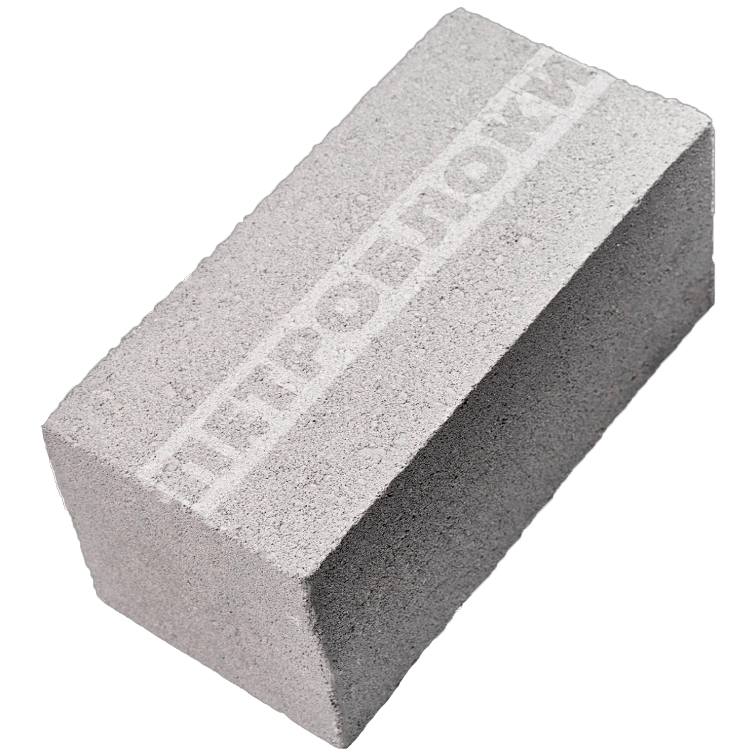 Блок строительный фундаментный полнотелый 390х190х188 мм