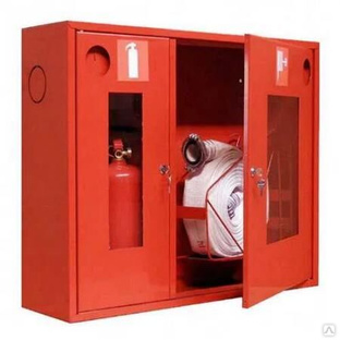 Шкаф пожарный для огнетушителей, Раз-р: 650х300х230 мм 