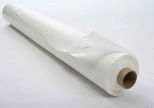 Пленка полиэтиленовая ПВХ, декоративная, Шир-а: 515 м, Толщ-на: 0.2 мм, белая, Форма: рулон 
