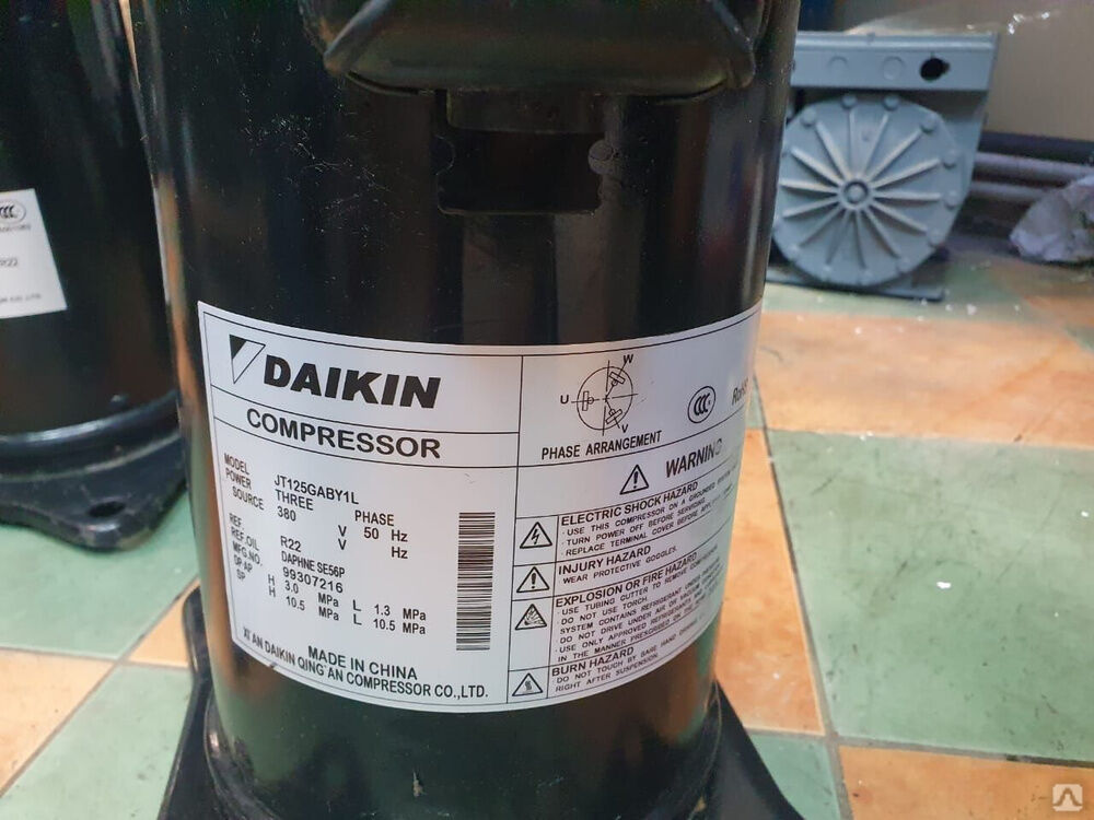 Компрессор Daikin JT125GABY1L на 40000 BTU 2