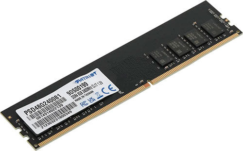 Оперативная память Patriot Memory DDR4 8GB 2400MHz PSD48G240081 (7D4824AB8C000500PT) BULK