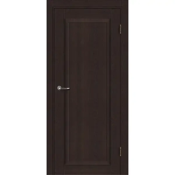 Дверь межкомнатная Пьемонт глухая CPL ламинация цвет дуб оверленд 80x200 см (с замком и петлями)