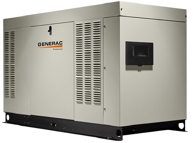 Генератор газовый с жидкостным охлаждением Generac RG 02724 RNAX в шумозащитном кожухе под АВР 27 кВА