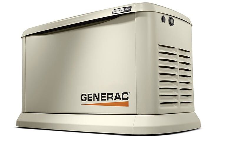 Генератор газовый резервный Generac G00714600 в шумозащитном кожухе под АВР 13 кВА