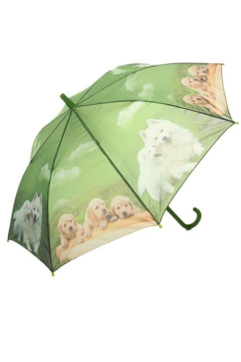 Зонт дет. Universal 128-1 полуавтомат трость (зеленый)