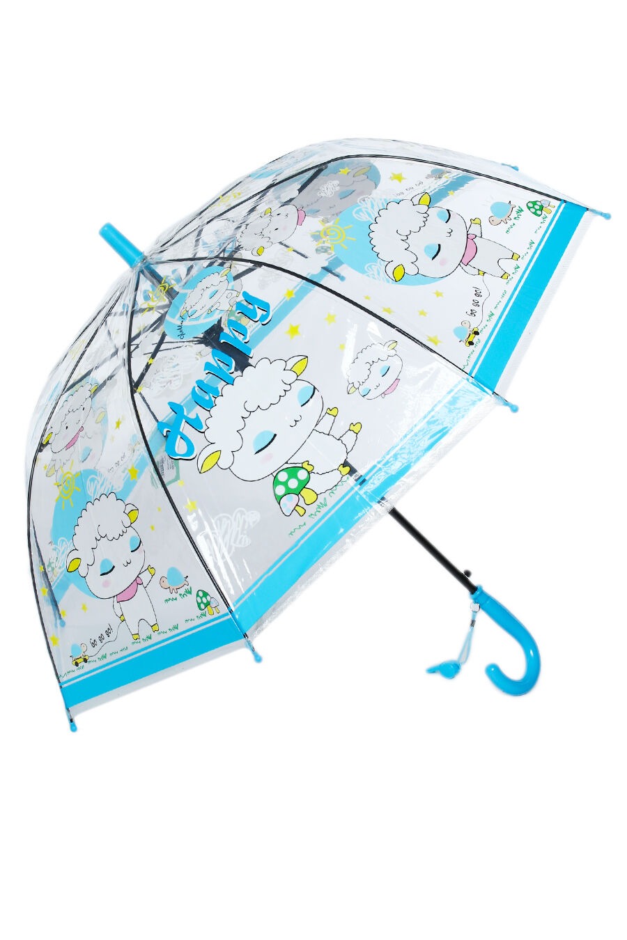 Зонт дет. Universal 117-3 полуавтомат трость (голубой)