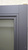 Дверь межкомнатная Орион-2 Винил Шагрень графит, остекленная #5