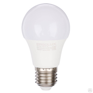 Ergolux LED-A60-11W-E27-3K (Эл.лампа светодиодная ЛОН 11Вт Е27 3000К 220-240В, ПРОМО), 14458 