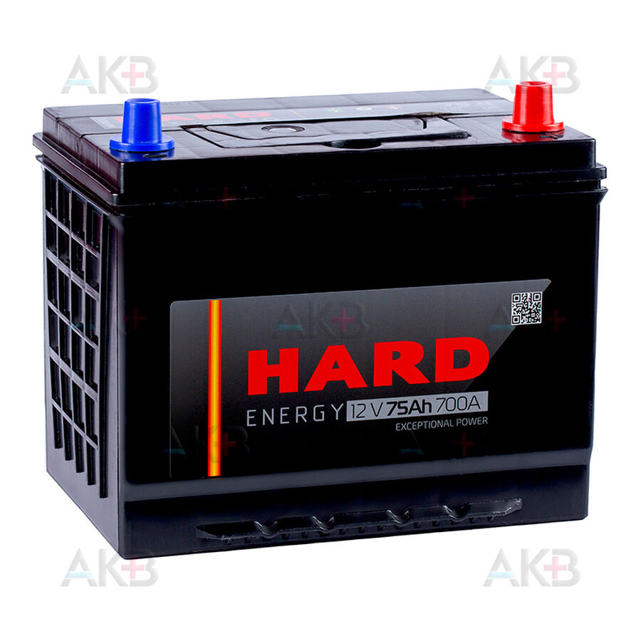 Аккумулятор HARD Asia 90D26L 75 Ач 700A о.п. (260x173x225) ca/ca Silver Asia