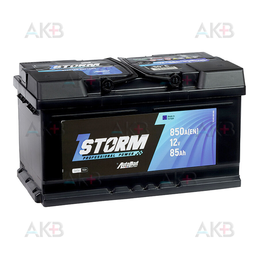 Аккумулятор Storm Professional Power 85R низкий 850A 315x175x175