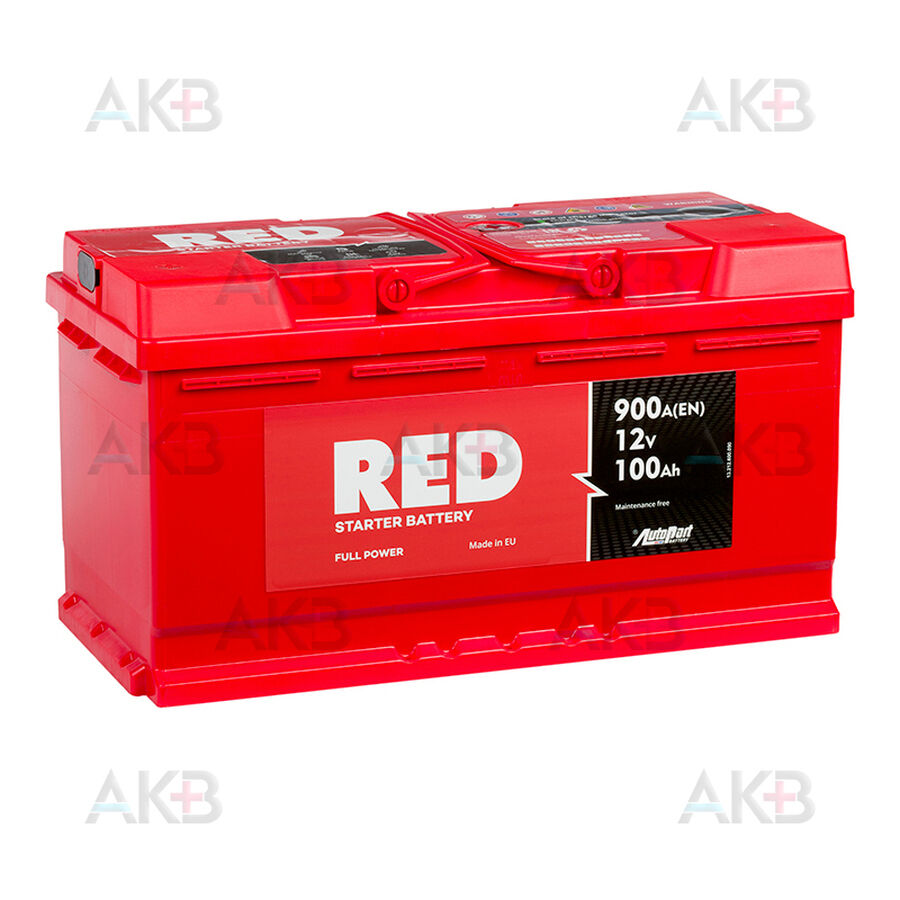 Аккумулятор Red 100R (900A 353x175x190)